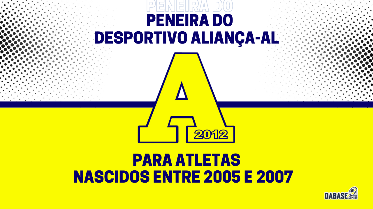 Desportivo Aliança-AL realizará peneira para a equipe sub-17