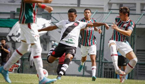 Clássico entre Fluminense e Vasco no Carioca Sub-20 termina empatado