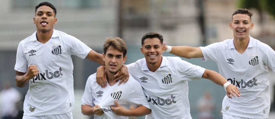 Santos mete 10 a 0 no Mauá em sua estreia no Paulistão Sub-17