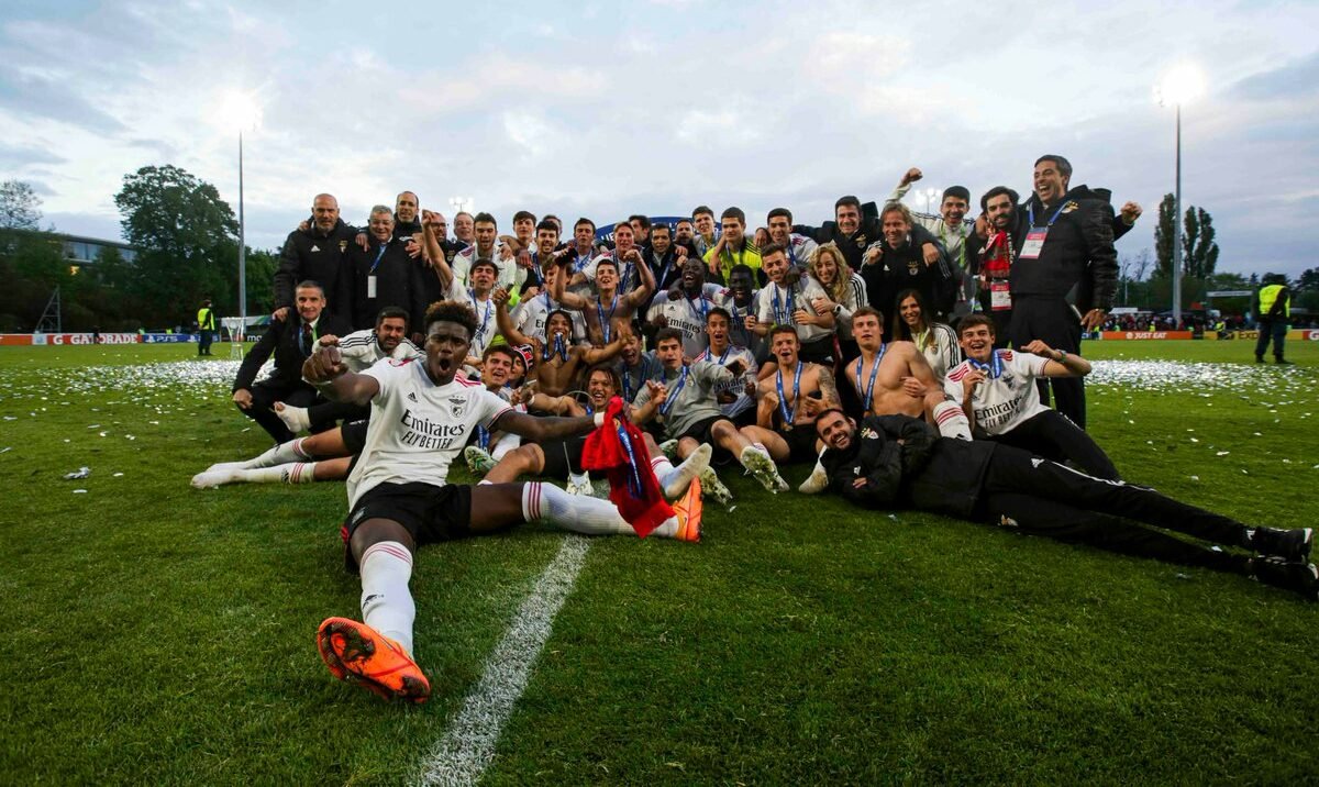 Benfica-POR conquista título inédito da Uefa Youth League