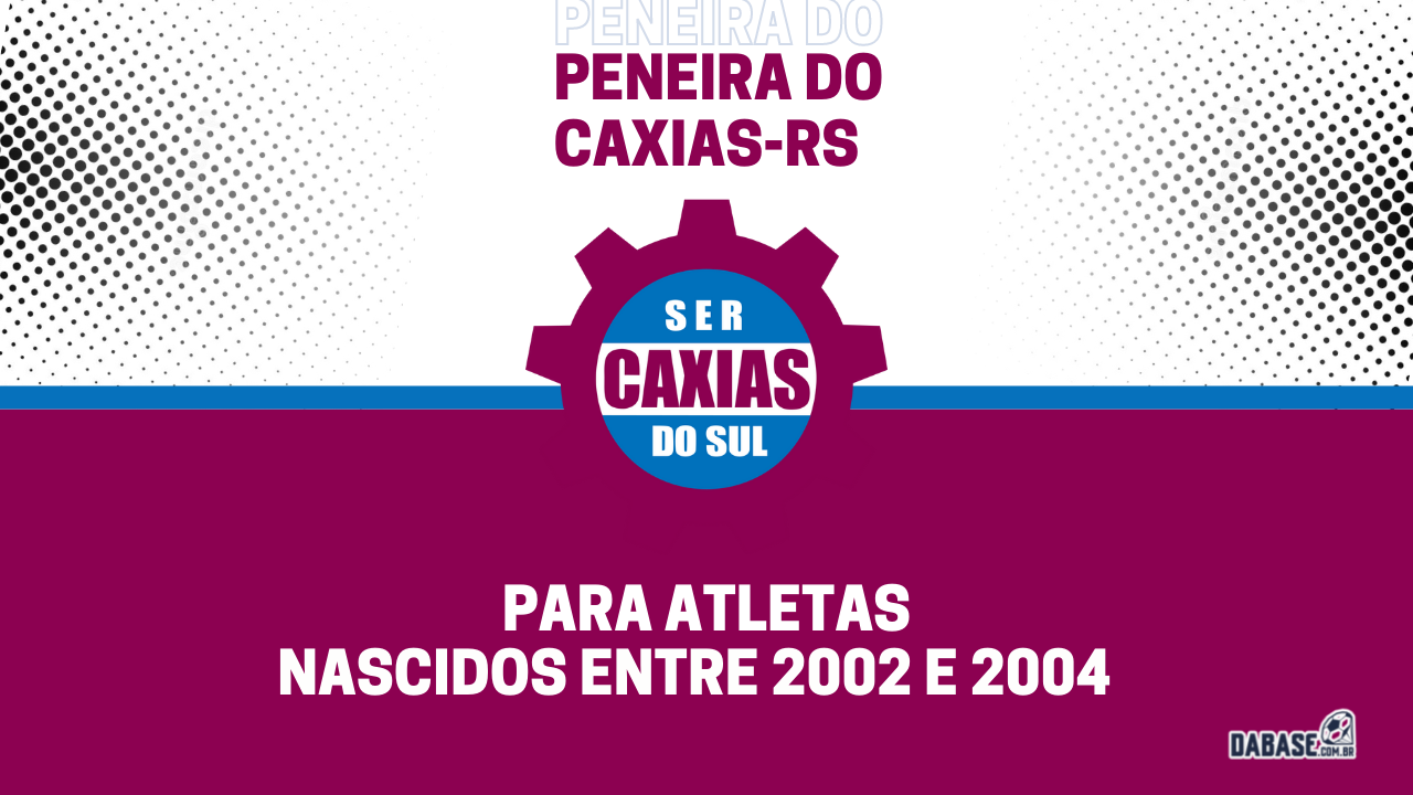 Caxias-RS realizará peneira para a equipe sub-20