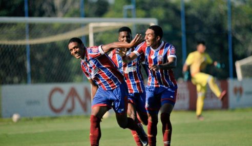 Bahia faz 3 a 0 no Londrina, na ida das oitavas da Copa do Brasil Sub-17