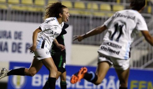 Grêmio e Inter goleiam novamente e lideram Grupo D no Brasileiro Feminino Sub-20