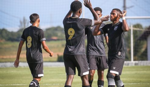 Ceará estreia no Estadual Sub-17 com sonora goleada sobre o Atlético