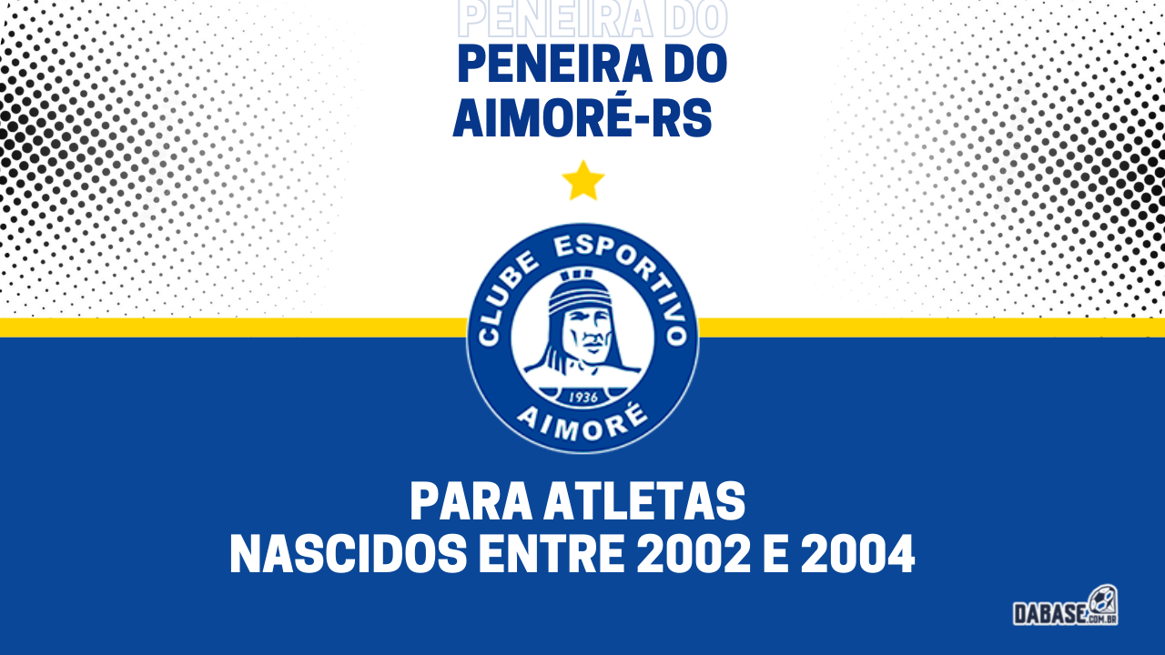 Aimoré-RS realizará peneira para a equipe sub-20