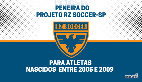 Projeto RZ Soccer-SP realizará peneira para duas categorias
