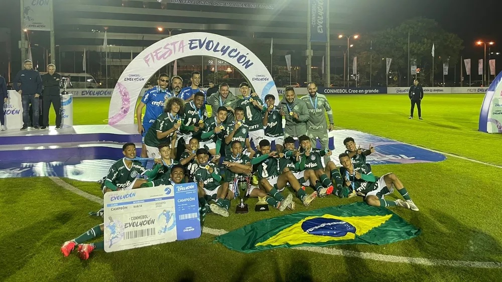 Palmeiras conquista título da “CONMEBOL Fiesta Evolución 2022 Sub-13”