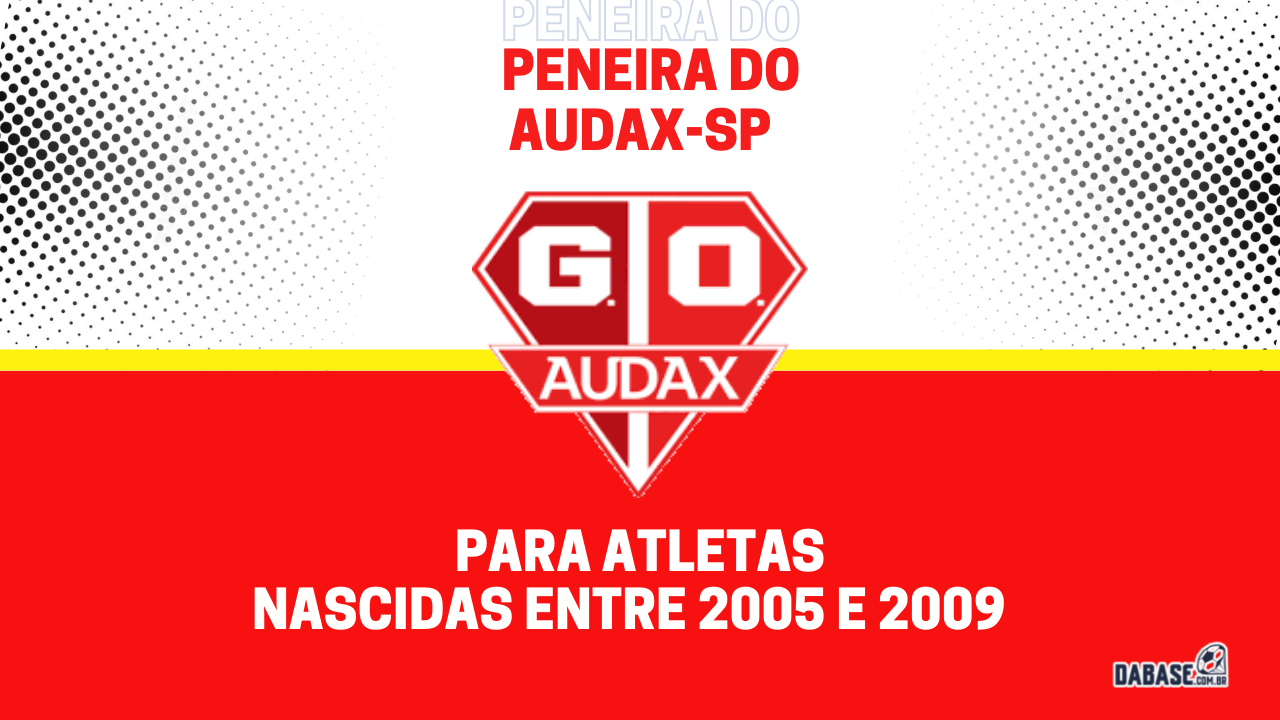 Audax-SP realizará nova peneira para duas categorias femininas