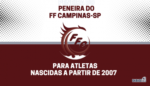 FF Campinas-SP realizará peneira para a equipe sub-15 feminina