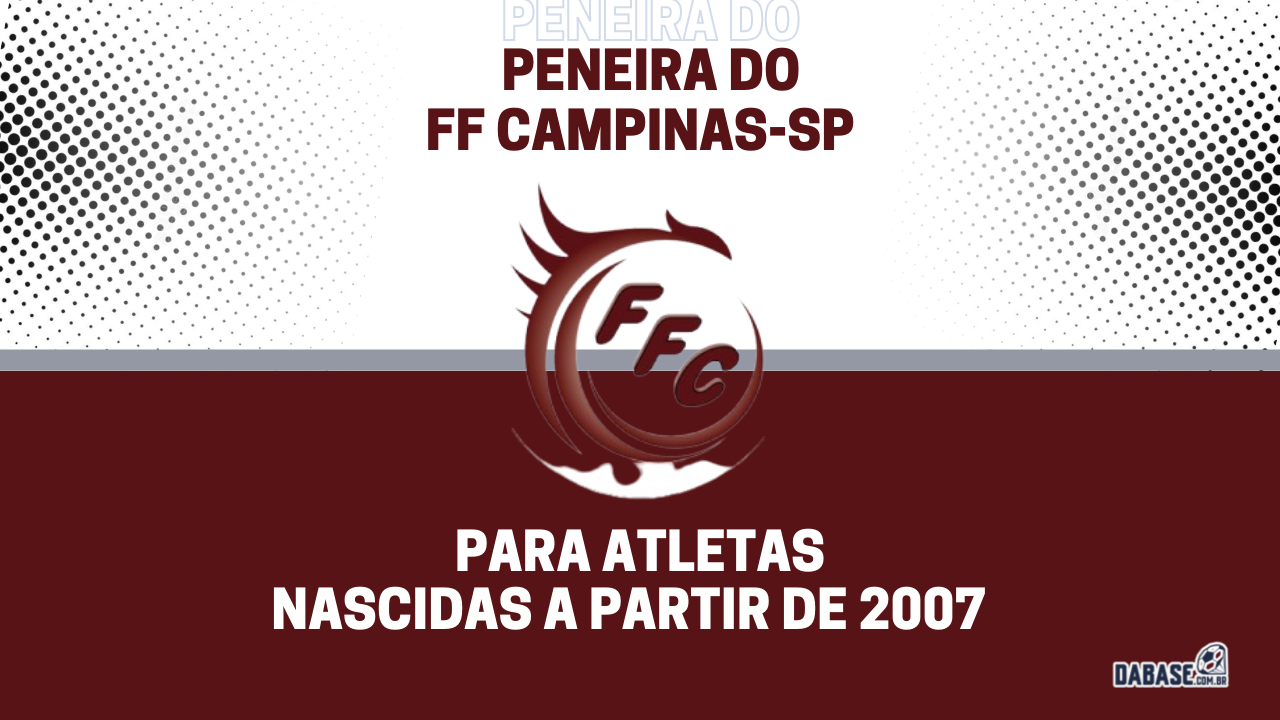 FF Campinas-SP realizará peneira para a equipe sub-15 feminina