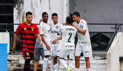 Palmeiras goleia Sport e põe um pé na final da Copa do Brasil Sub-17