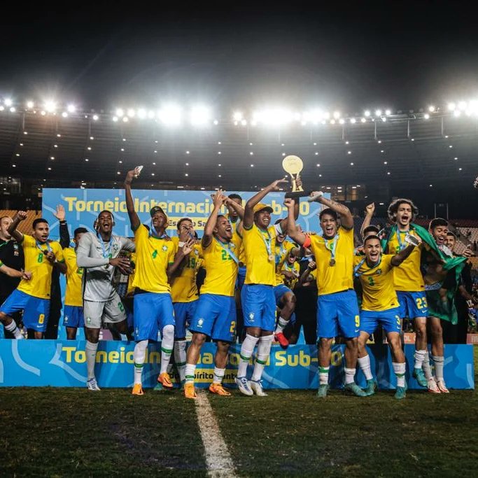 Com direito à goleada histórica, Brasil conquista Torneio Internacional Sub-20