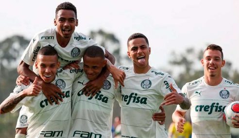 Palmeiras goleia Monte Azul pelo Paulista Sub-20