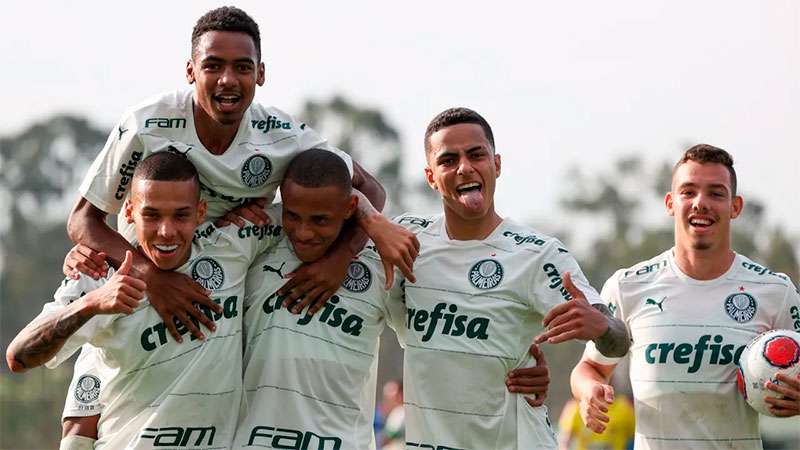 Palmeiras goleia Monte Azul pelo Paulista Sub-20
