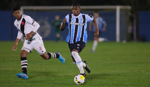 Vasco vence Grêmio fora e assume ponta isolada do Grupo B no Brasileiro Sub-20