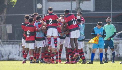 Flamengo goleia Bangu e vai à final da Taça Rio Sub-20