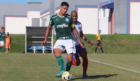 Palmeiras goleia Bahia e mantém primeira colocação no Brasileiro Sub-20