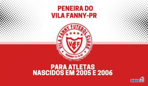 Vila Fanny-PR abre inscrições de peneira para a categoria sub-17