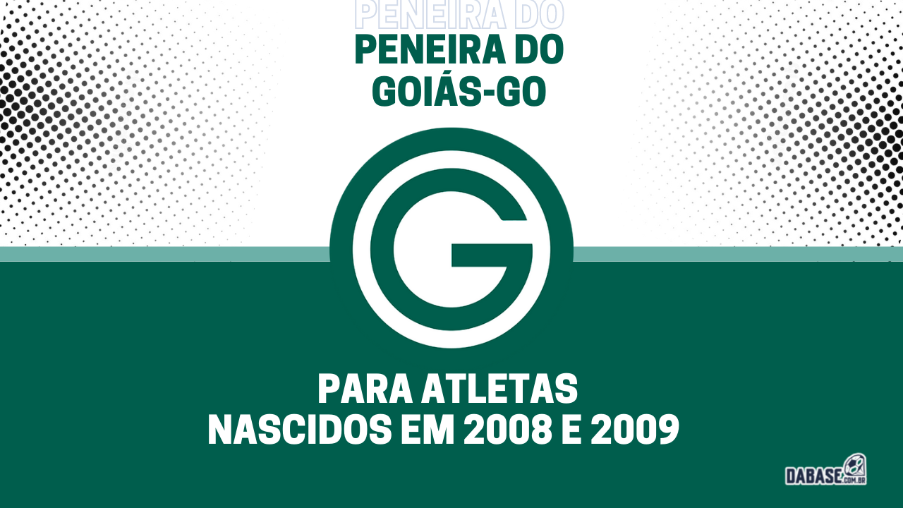 Goiás-GO realizará peneira para a categoria sub-14