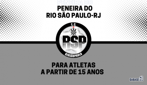 Rio São Paulo-RJ realizará peneira para a equipe feminina principal
