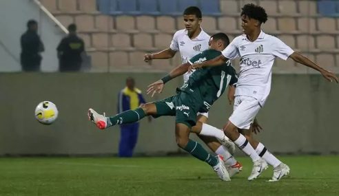 Santos vence clássico contra o Palmeiras pelo Brasileiro Sub-20