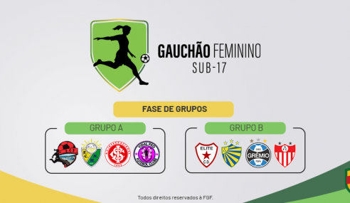 Gauchão Feminino Sub-17 começa com oito clubes na briga