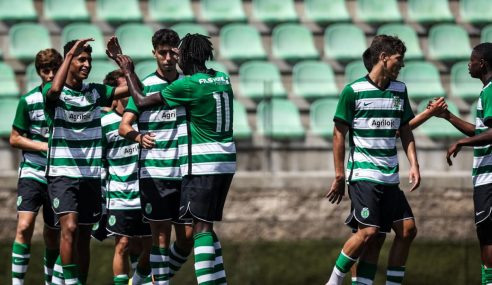 Sporting pula para a ponta do seu grupo na Uefa Youth League