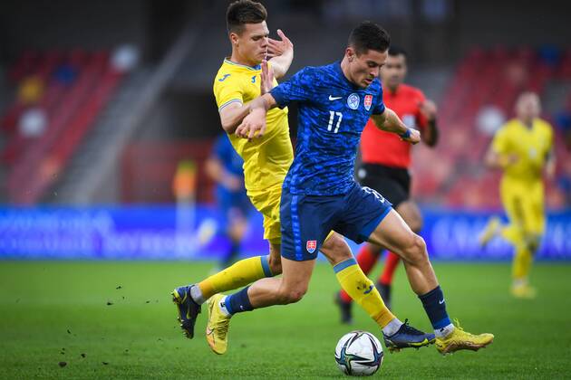 Ucrânia goleia Eslováquia e avança à fase final do Euro Sub-21