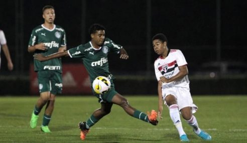 Palmeiras vence clássico e se aproxima da classificação no Brasileiro Sub-17