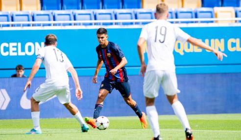 Barcelona começa na liderança isolada do Grupo C da Uefa Youth League