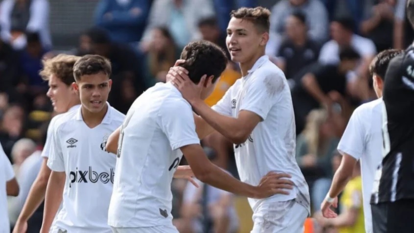 Santos vence o Corinthians em clássico com 11 gols pelo Brasileiro Sub-17