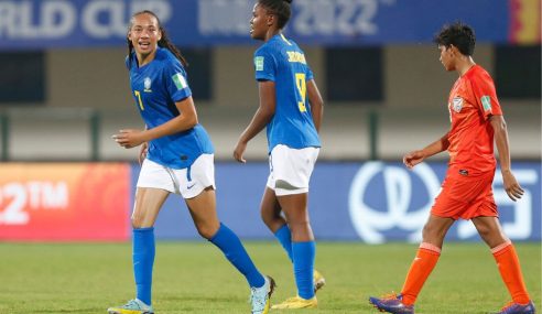 Brasil goleia e se classifica na Copa do Mundo Sub-17 Feminina