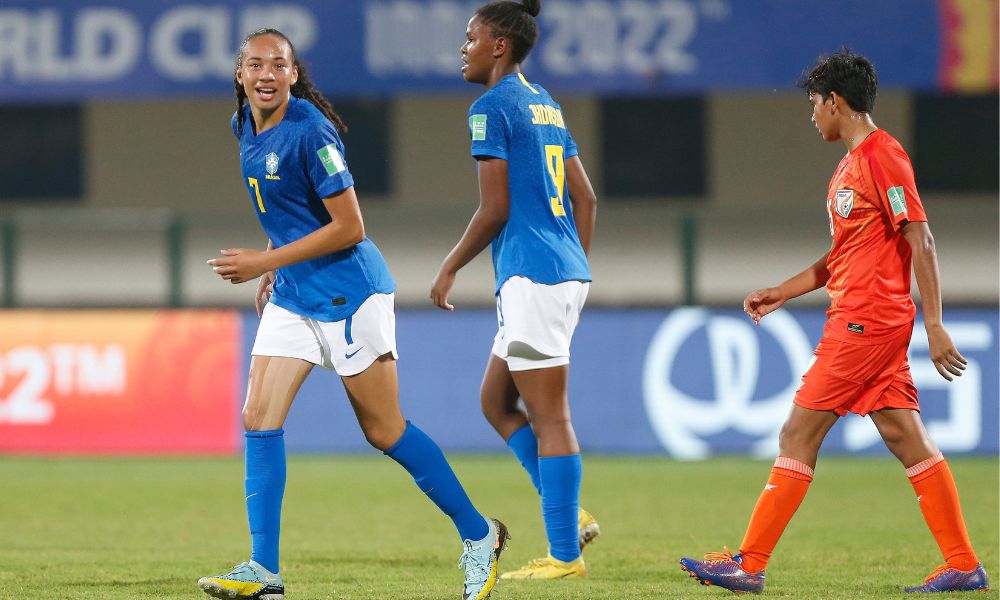 Brasil goleia e se classifica na Copa do Mundo Sub-17 Feminina