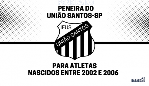 União Santos-SP realizará peneira para a categoria sub-20