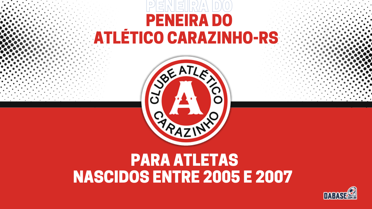 Atlético Carazinho-RS realizará peneira para duas categorias
