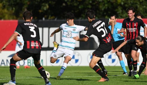 Milan assume ponta isolada do Grupo E na Uefa Youth League