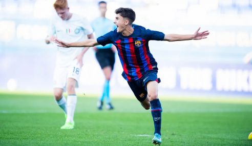 Barcelona dispara na ponta do Grupo C na Uefa Youth League