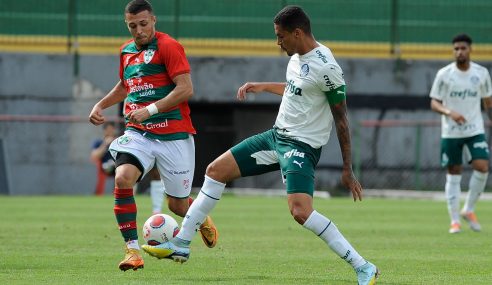 Portuguesa e Palmeiras empatam na ida das quartas de final do Paulista Sub-20