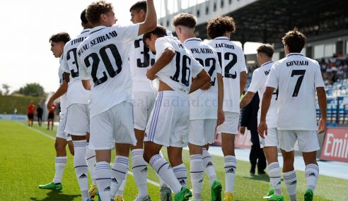 Real Madrid assume liderança do Grupo F na Uefa Youth League