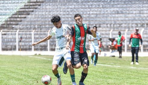 Palmeiras aplica goleada no jogo de ida das oitavas do Paulista Sub-13