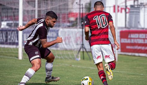 Flamengo e Ceará empatam sem gols na ida da semifinal da Copa do Brasil Sub-20