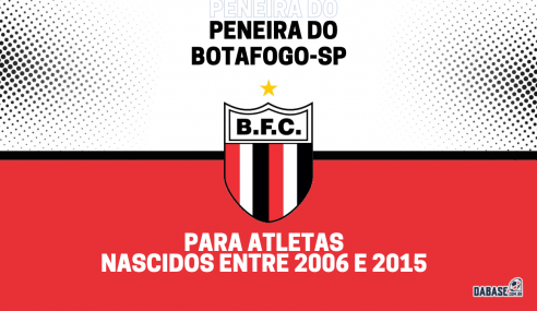 Botafogo-SP realizará peneira para cinco categorias