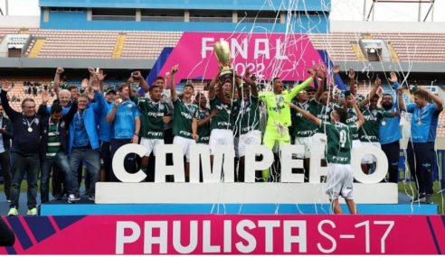 Palmeiras vence o Ska Brasil mais uma vez e é o campeão paulista sub-17