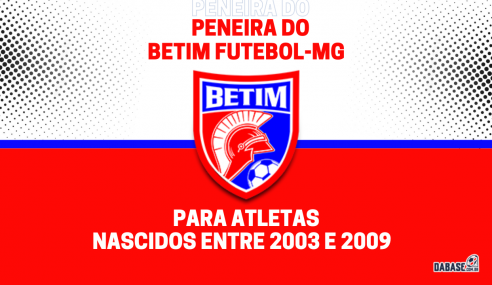 Betim Futebol-MG realizará peneira para três categorias