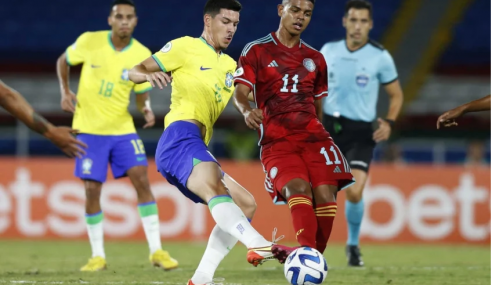Sul-Americano Sub-20 de 2023 – 3ª rodada: Colômbia 1 x 1 Brasil