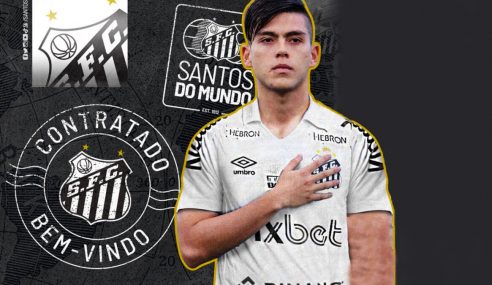 Santos anuncia a contratação de meia-atacante de 21 anos por empréstimo