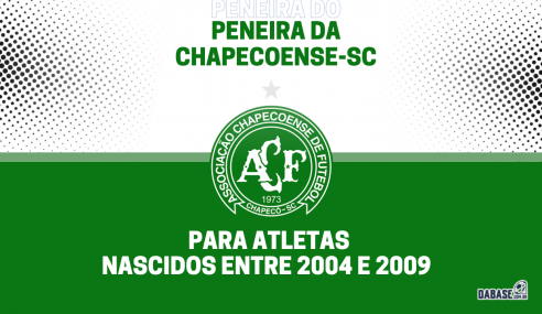 Chapecoense-SC realizará peneira para três categorias