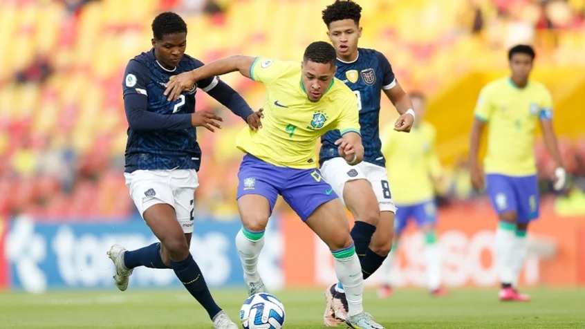 Sul-Americano Sub-20 de 2023 – Hexagonal (1ª rodada): Brasil 3 x 1 Equador