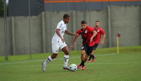Athletico-PR e Santos empatam pelo Brasileiro Sub-20
