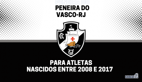 Vasco-RJ abre novas inscrições de peneira para cinco categorias